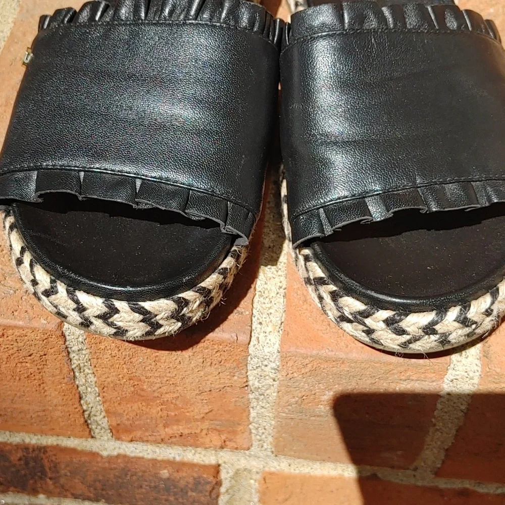 Kate Spade Zahara Black Slide Sandals Size 7.5 (17)